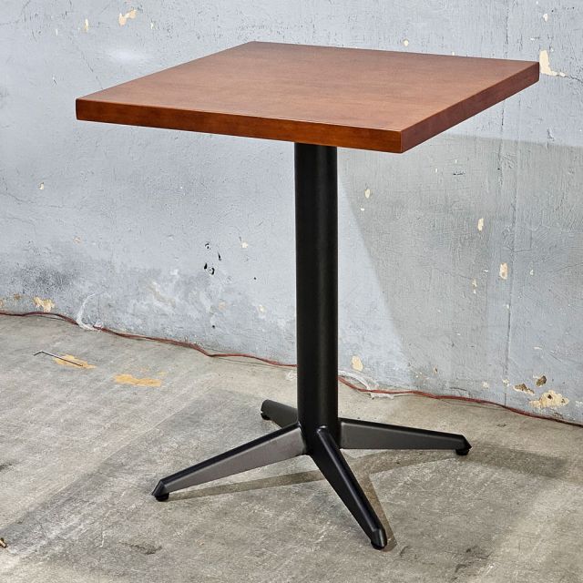 Bàn cafe vuông 60x60cm ghép mặt gỗ cao su CFD68288