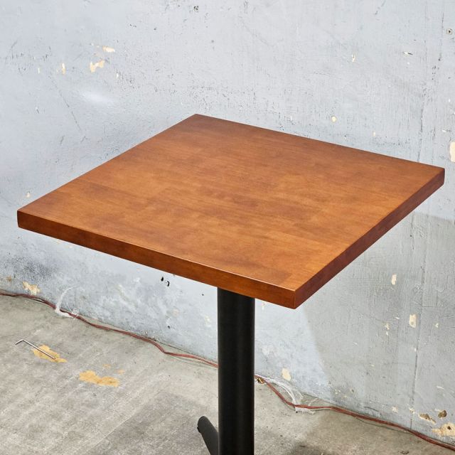 Bàn cafe vuông 60x60cm ghép mặt gỗ cao su CFD68288