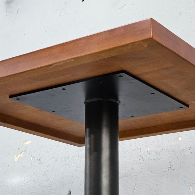 Bàn cafe vuông 60x60cm ghép mặt gỗ cao su CFD68288