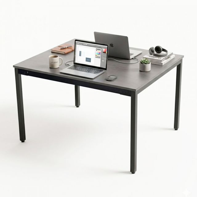 Bàn cụm 2 chỗ ngồi 120x100cm gỗ cao su hệ UConcept HBUC070