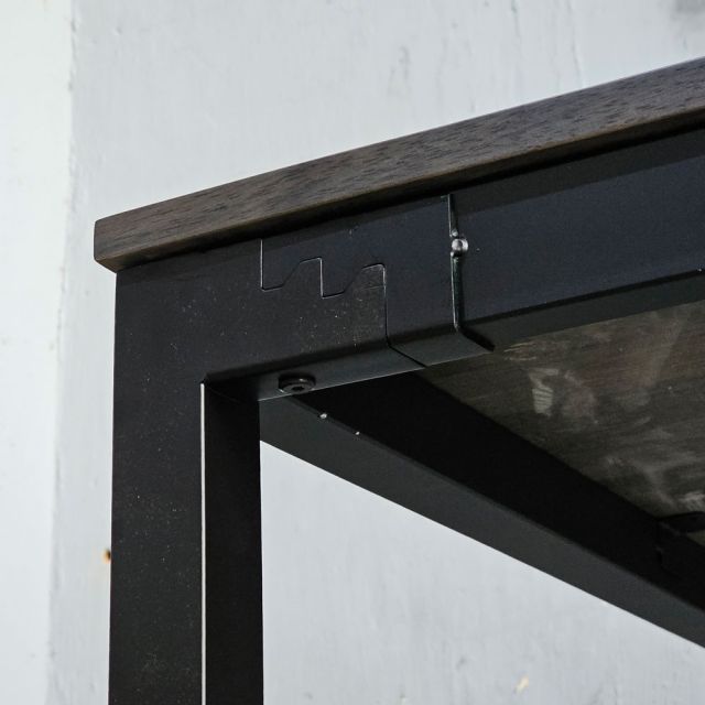 Bàn cụm 2 chỗ ngồi 120x100cm gỗ cao su hệ UConcept HBUC070