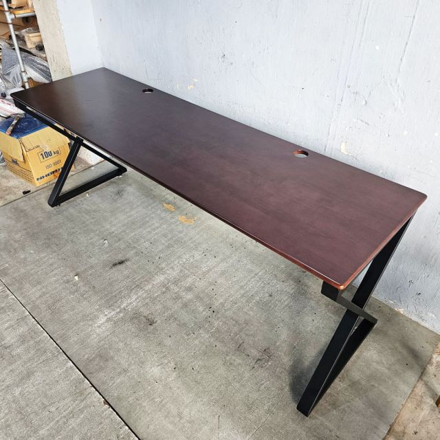 Bàn cụm 2 người 200x60cm gỗ cao su hệ XConcept HBXC054