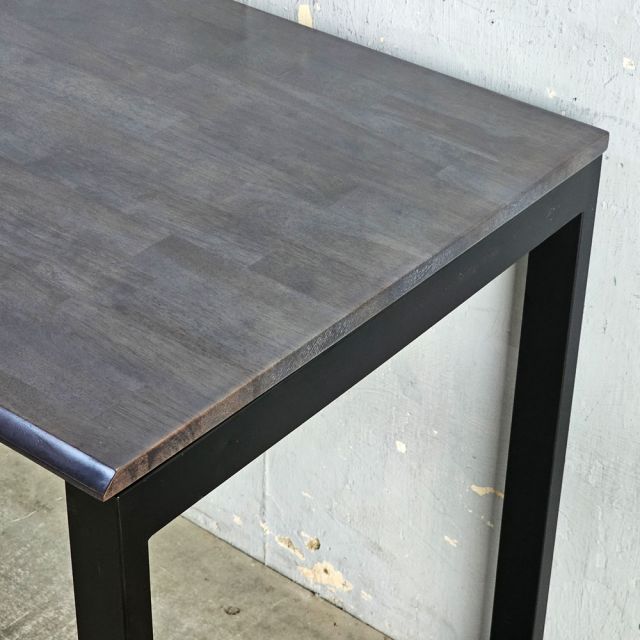 Bàn làm việc có hộp điện 160x60cm gỗ cao su chân sắt Hệ Rectang HBRT127