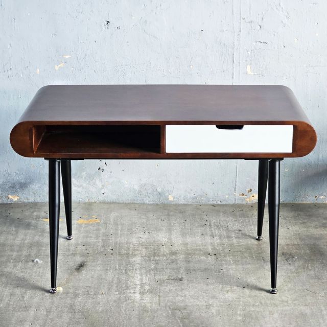 Bàn làm việc 120x60cm gỗ cao su chân CONE BD68173