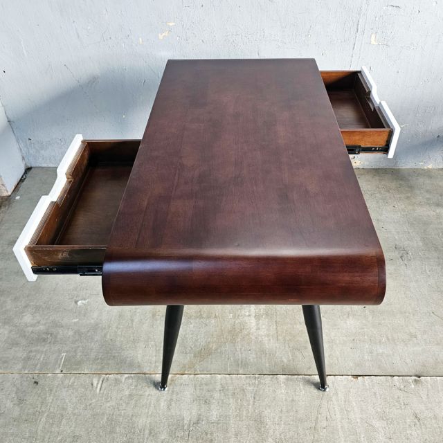 Bàn làm việc 120x60cm gỗ cao su chân CONE BD68173