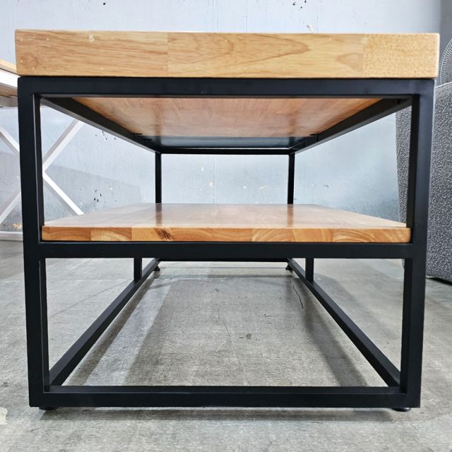 Bàn trà phòng khách 100x50cm gỗ cao su TT68334