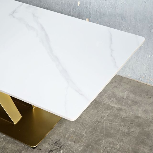 Bàn sofa chữ nhật 120x60x45cm mặt đá ceramic TT68292