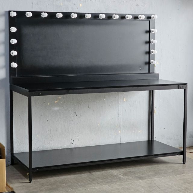 Bàn trang điểm 200x80x186cm gỗ cao su BTD68084