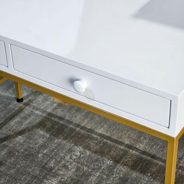 Bàn trang điểm có khay để đồ 100x50cm gỗ cao su BTD68082