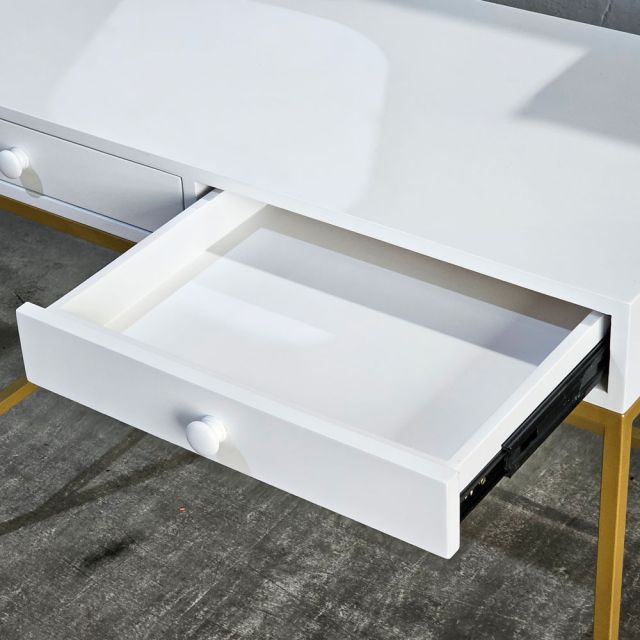 Bàn trang điểm có khay để đồ 100x50cm gỗ cao su BTD68082