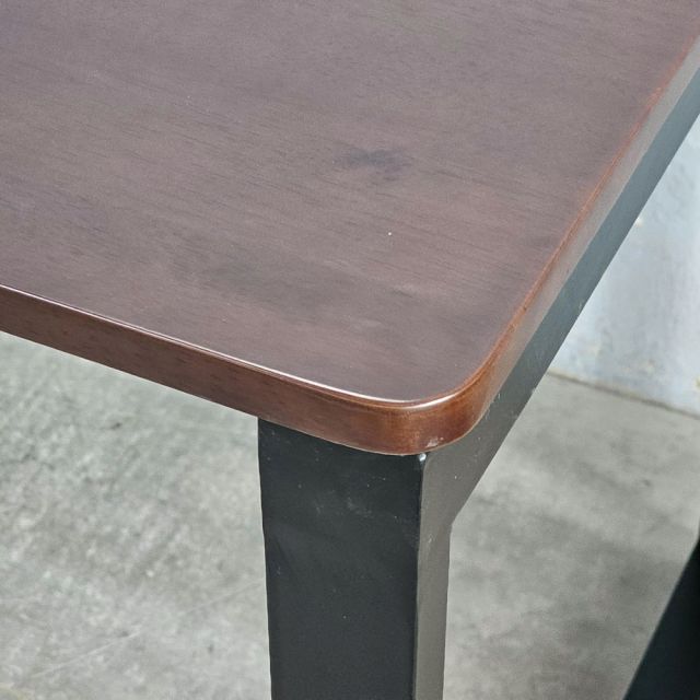 Bàn làm việc 200x70cm gỗ cao su chân sắt hệ Rectang HBRT090