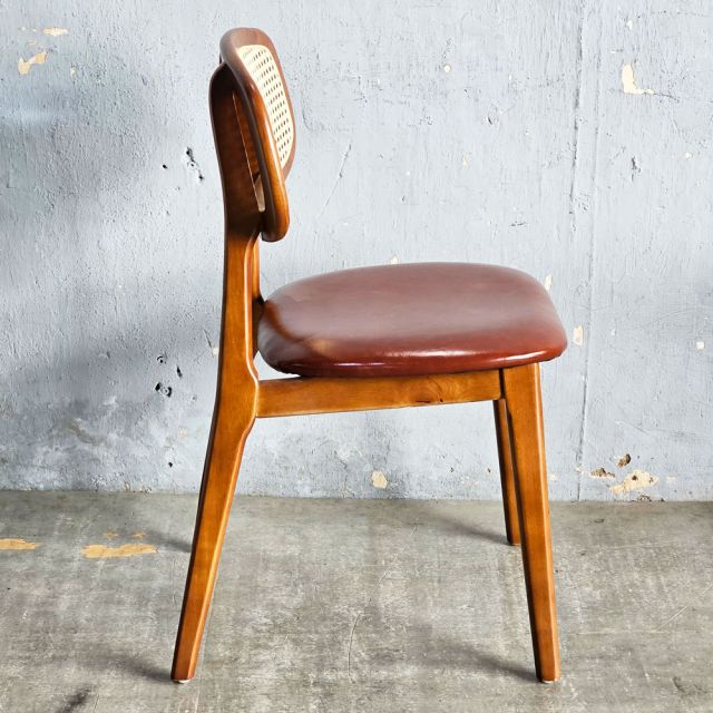 Ghế SECCO gỗ cao su lưng lưới mắt cáo GCF217