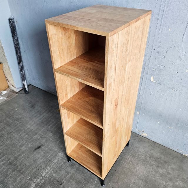 Kệ 4 tầng 40x50x130cm gỗ cao su KTB68258