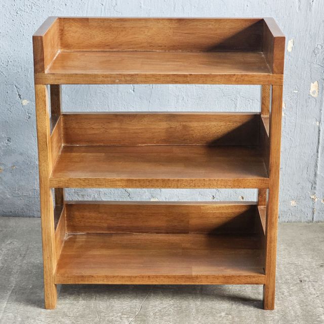 Kệ mỹ phẩm để bàn 40x20x50cm gỗ cao su KMPB002