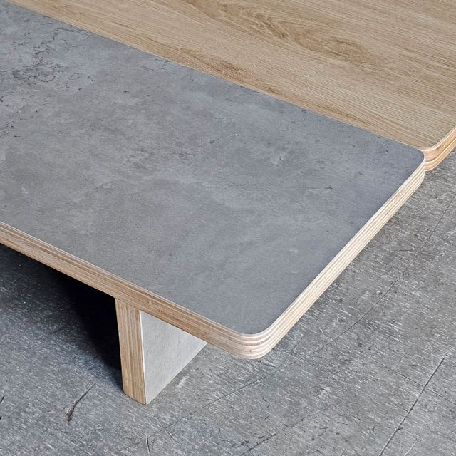 Kệ màn hình 1m gỗ Plywood phủ melamin MS68016