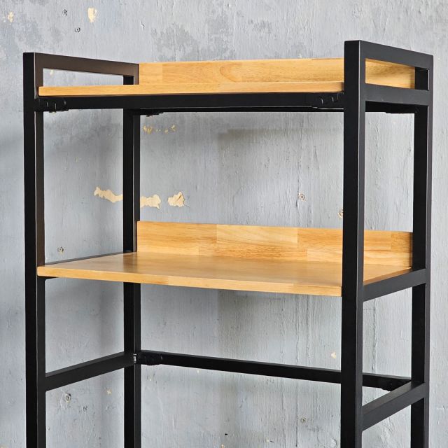 Kệ để đồ 2 tầng cho máy giặt cửa trên 72x40x180cm KMG68011