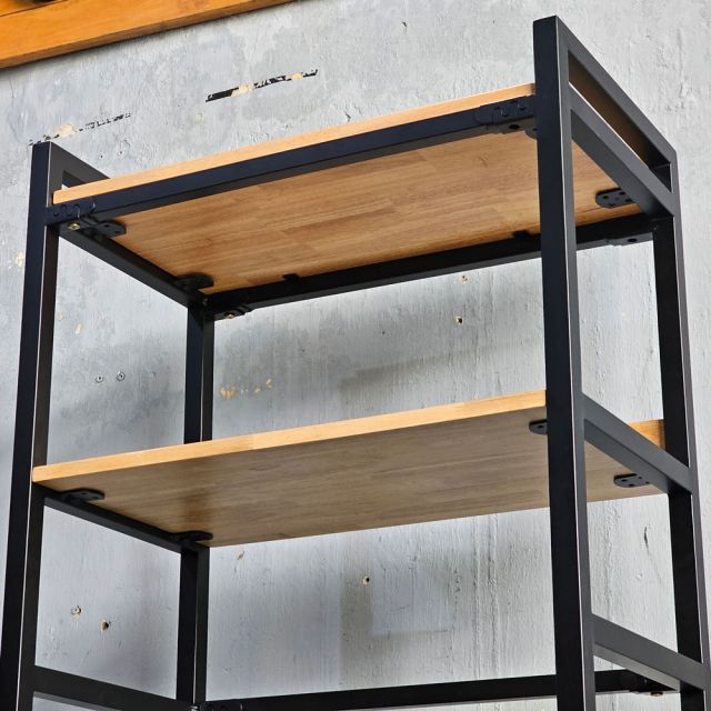 Kệ để đồ 2 tầng cho máy giặt cửa trên 72x40x180cm KMG68011