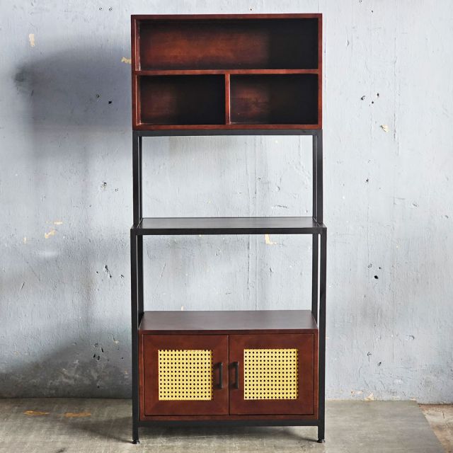 Kệ bếp đa năng 75x40x165cm gỗ cao su KB68093