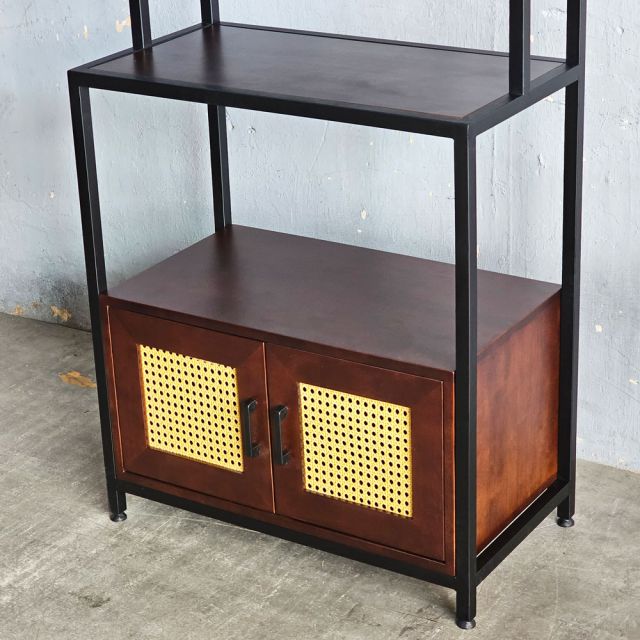 Kệ bếp đa năng 75x40x165cm gỗ cao su KB68093