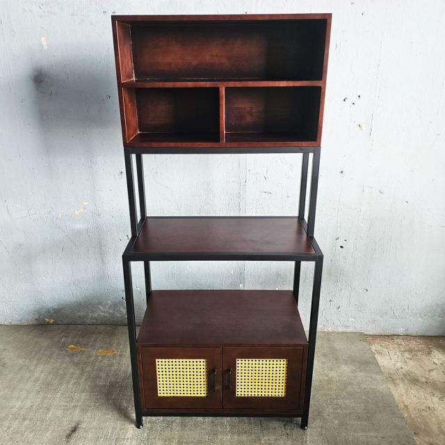 Kệ bếp đa năng 75x40x165cm gỗ cao su KB68093