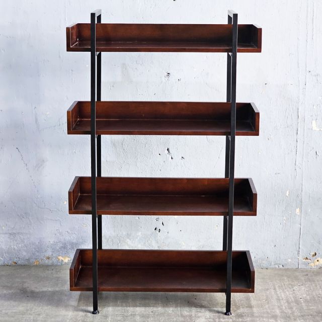 Kệ trang trí VERNON 4 tầng gỗ kết hợp khung sắt