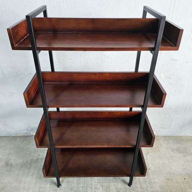 Kệ trang trí VERNON 4 tầng gỗ kết hợp khung sắt