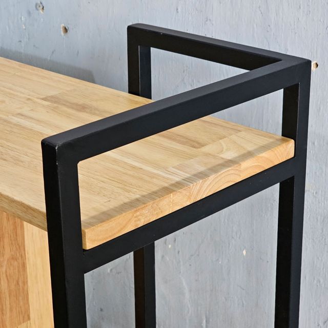 Kệ sách 4 tầng 80x32x140cm gỗ cao su KS68361