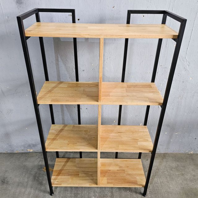 Kệ sách 4 tầng 80x32x140cm gỗ cao su KS68361