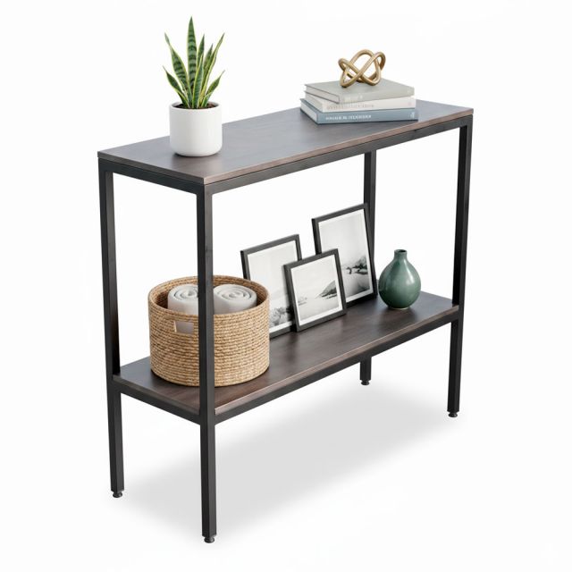 Bàn bar 2 tầng 120x40x105cm gỗ cao su BB046