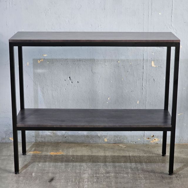 Kệ trang trí 2 tầng 120x40x105cm gỗ cao su CST114