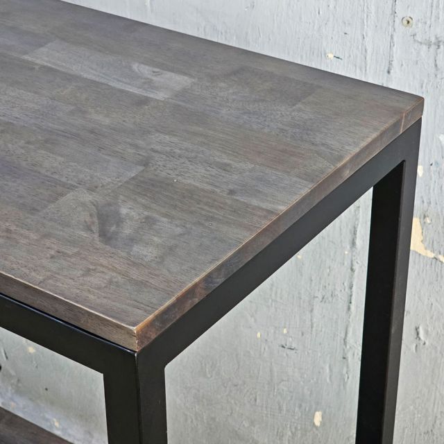 Kệ trang trí 2 tầng 120x40x105cm gỗ cao su CST114