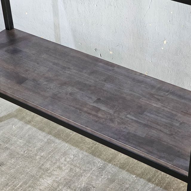 Kệ trang trí 2 tầng 120x40x105cm gỗ cao su CST114