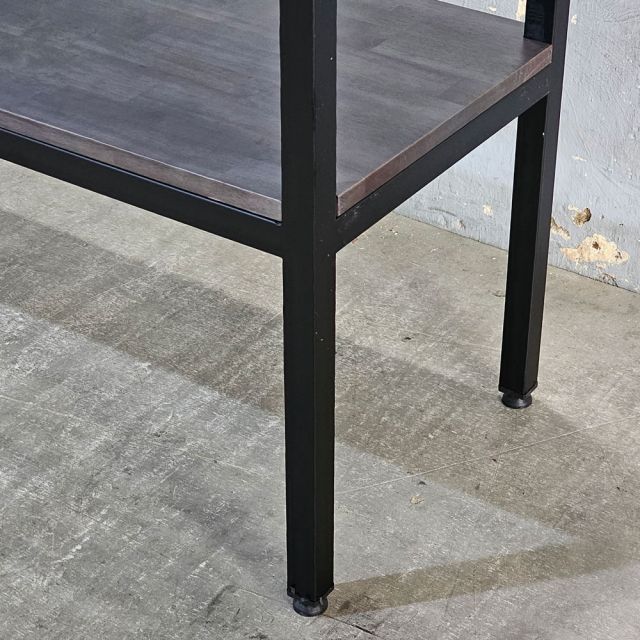 Kệ trang trí 2 tầng 120x40x105cm gỗ cao su CST114