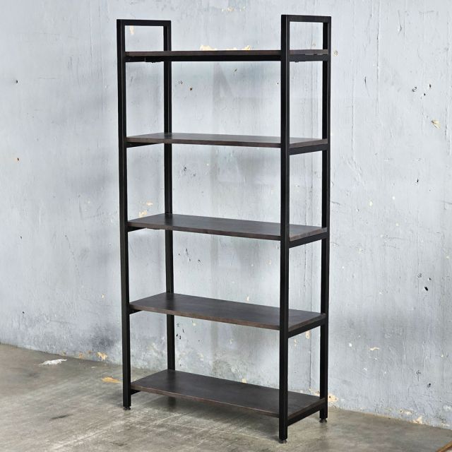 Kệ trang trí GONY 5 tầng gỗ kết hợp khung sắt