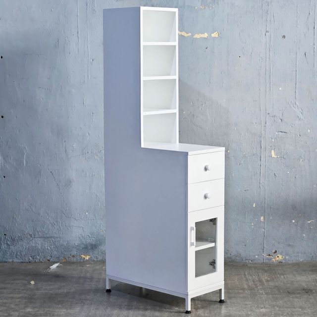 Tủ hông tủ lạnh 30x64x153cm gỗ cao su TBTL004