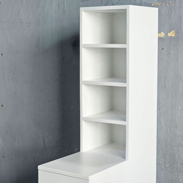 Tủ hông tủ lạnh 30x64x153cm gỗ cao su TBTL004