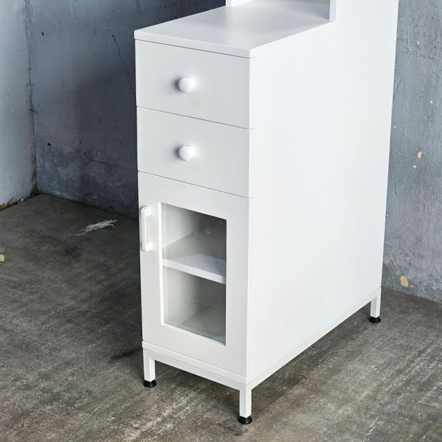 Tủ hông tủ lạnh 30x64x153cm gỗ cao su TBTL004