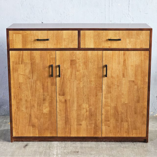 Tủ để đồ 120x35x100cm gỗ cao su KTB68252
