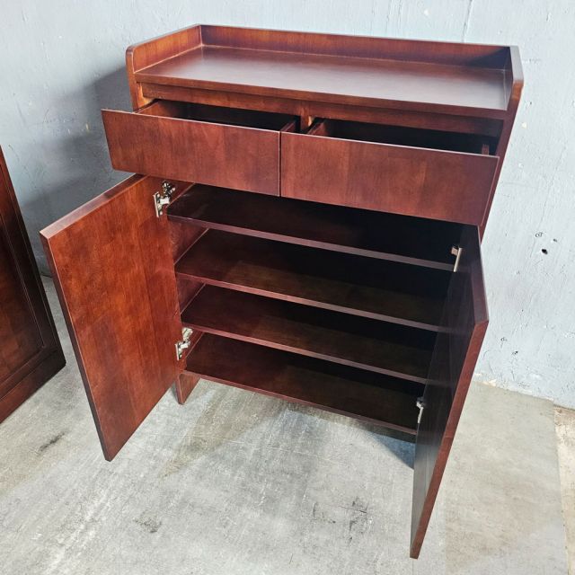 Tủ để giày dép 80x35x110cm gỗ cao su KG68113