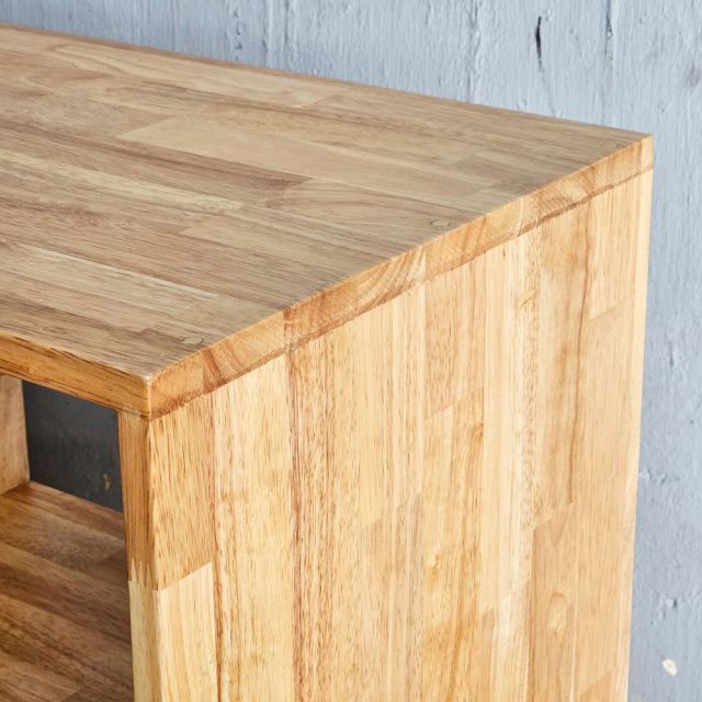 Tủ hồ sơ cửa kính 100x40x140cm gỗ cao su THS68095