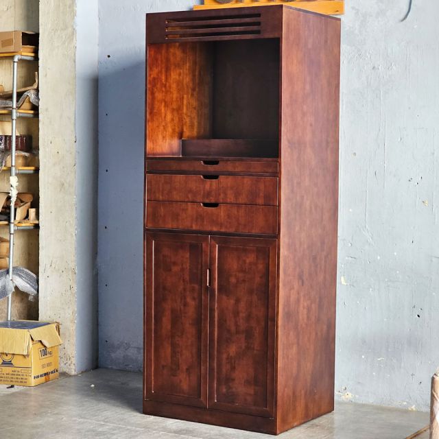 Tủ thờ gia tiên 865x690x2245mm gỗ cao su TTGT002