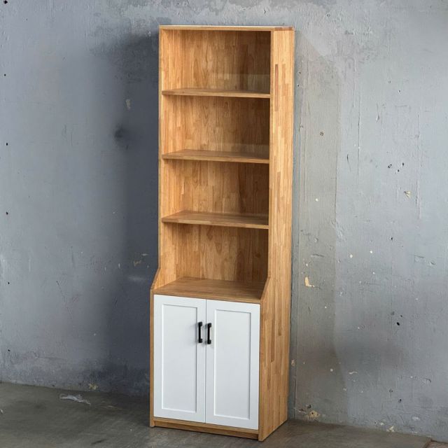 Kệ để đồ có cánh JIPON 60x40x200cm gỗ cao su KTT68067