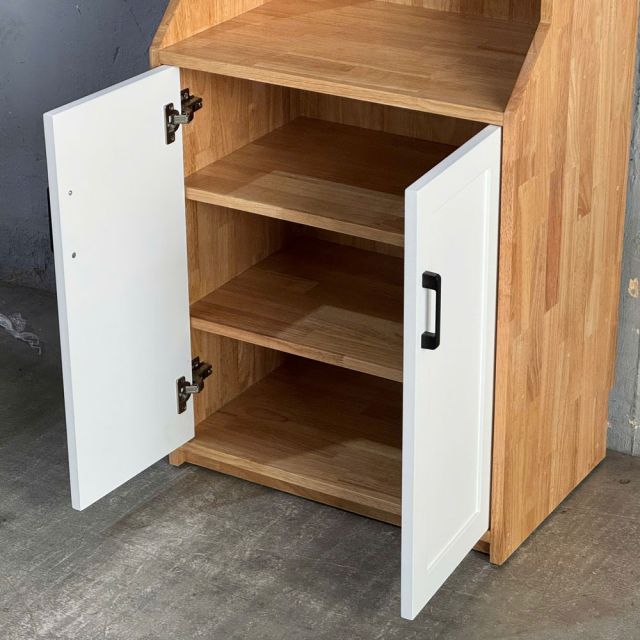 Kệ để đồ có cánh JIPON 60x40x200cm gỗ cao su KTT68067