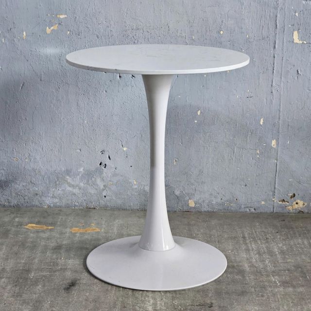 Bàn Tulip tròn mặt đá vân mây CFD68122