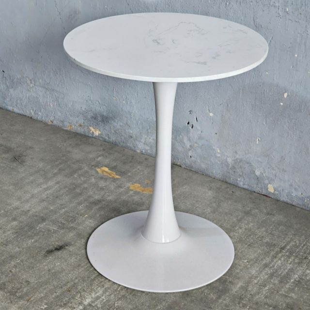 Bàn Tulip tròn mặt đá vân mây CFD68122