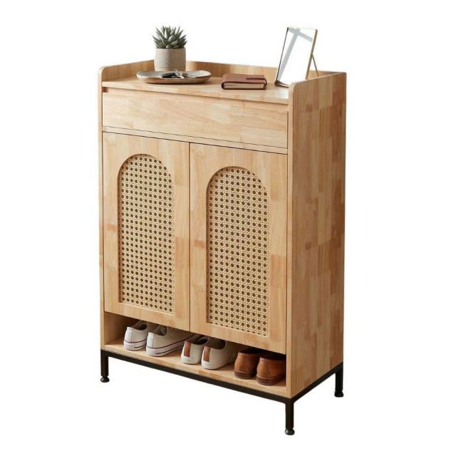 Tủ để giày dép 70x35x110cm gỗ cao su KG68122