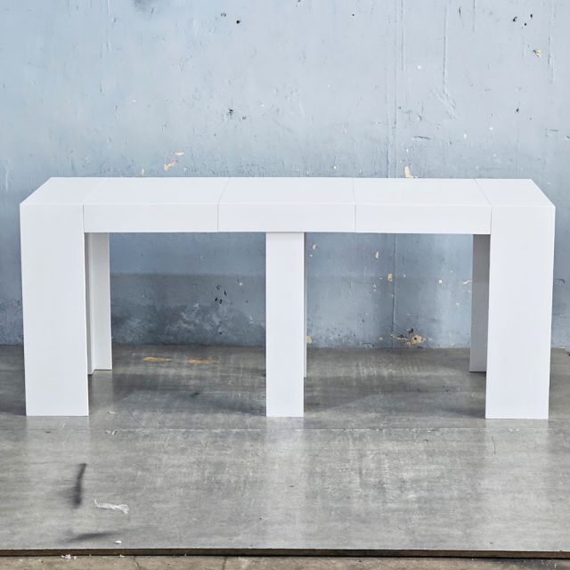 Bàn ăn xếp gọn gỗ cao su BAXG002