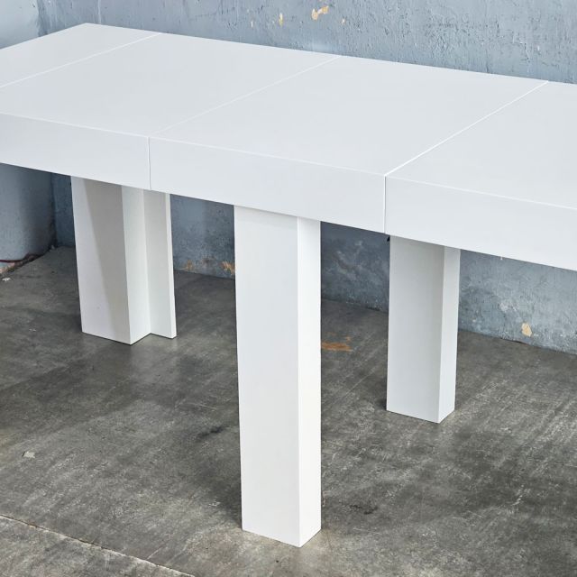 Bàn ăn xếp gọn gỗ cao su BAXG002