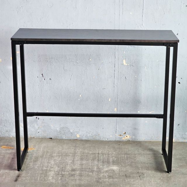 Bàn bar 120x40x105cm gỗ cao su chân sắt lắp ráp BB047