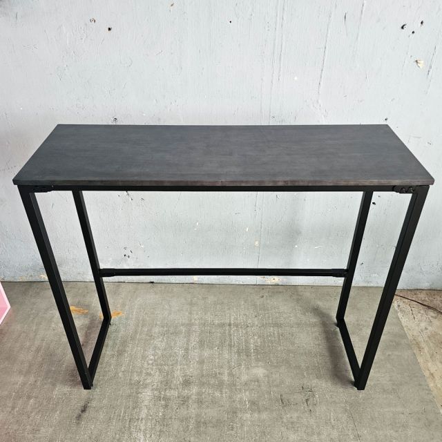 Bàn bar 120x40x105cm gỗ cao su chân sắt lắp ráp BB047